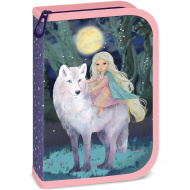 Ars Una: Severni sij zložljiva napolnjena peresnica 13x19x4 cm