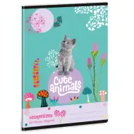 Ars Una: Srčkani - Zvezek za naloge z mucko, 38 listov, A/5