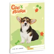 Ars Una: Srčkani živali - Welsh Corgi 1. razred črtasti zvezek A/5
