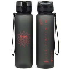 Ars Una: Temno siva motivacijska steklenica brez BPA, 1000 ml slika 2