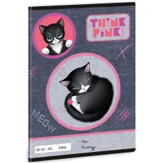 Ars Una: Think Pink A/5 zvezek brez črt 20-32