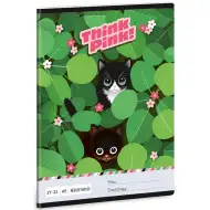 Ars Una: Think Pink zvezek s karo in mačko, format A/5, 27-32