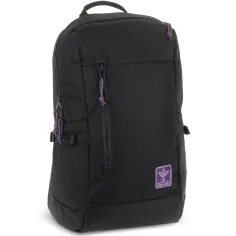 Ars Una: črno-vijoličen Cordura šolski nahrbtnik za deklice AU-17 32x47x18cm