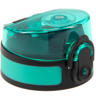 Ars Una: pokrov za steklenico s varnostno zaponko v turkizni barvi za 600 ml steklenico