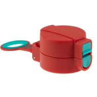 Ars Una: pokrov za steklenico z varnostno ključavnico v rdeči barvi