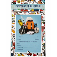 Ars Una: športni komplet 10 vabil z ovojnicami