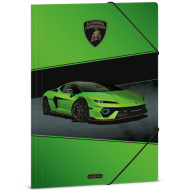 Ars Una: zelena Lamborghini mapa z elastiko velikosti A4