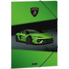 Ars Una: zelena Lamborghini mapa z elastiko velikosti A4