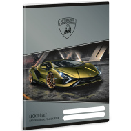 Ars Una: zvezek za domače naloge z motivom Lamborghini, 38 listov, A/5