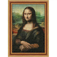 ArtFrame: Leonardo da Vinci - Mona Lisa, 500-delna sestavljanka z okvirjem - Trefl