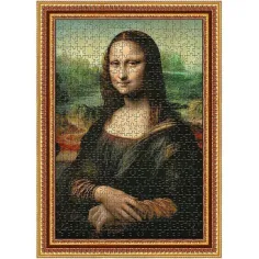 ArtFrame: Leonardo da Vinci - Mona Lisa, 500-delna sestavljanka z okvirjem - Trefl