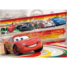 Avtomobili 2 v 1 60-delni puzzle in pobarvanka 50x35 cm - Lisciani slika 2