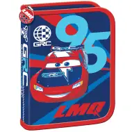 Avtomobili modro-rdeča zložljiva peresnica 20,5 cm x 13,5 cm x 3,5 cm