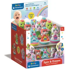 Baby Spin & Dream samorog in zmaj igrača za dojenčke, 1 kos - Clementoni