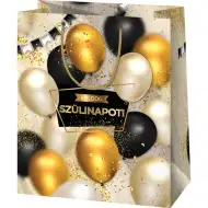 Balon vzorčasta velika ekskluzivna darilna vrečka 27x14x33cm