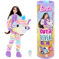Barbie: Cutie Reveal Presenečenje lutka - Zebra - Mattel slika 2