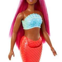 Barbie Dreamtopia: Morska deklica z roza lasmi in koralno plavutjo - Mattel slika 4