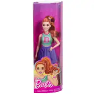 Barbie Fashionista modna lutka z rdečimi lasmi v vijoličnem krilu - Mattel