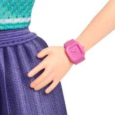 Barbie Fashionista modna lutka z rdečimi lasmi v vijoličnem krilu - Mattel slika 3