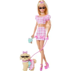 Barbie: Komplet za igro Modni duet hišnih ljubljenčkov v roza barvi – Mattel slika 4