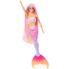 Barbie: Lutka z menjajočo se barvo repa z dodatki - Mattel slika 3