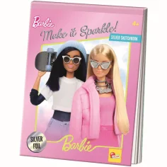 Barbie Make it sparkle! Sijoč zvezek za risanje - Lisciani