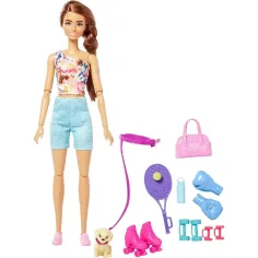 Barbie: Polnjenje Tenis Barbie lutka z dodatki - Mattel slika 3