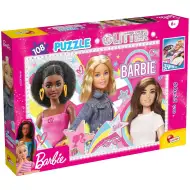 Barbie najboljše prijateljice 108-delni bleščeči puzzle 50x35 cm - Lisciani