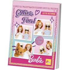 Barbie risalni zvezek z bleščicami - Lisciani