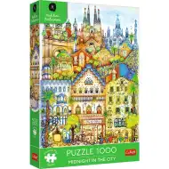 Barcelona ob polnoči, 1000-delni Premium Plus kakovostni puzzle - Trefl
