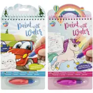 Barvaj z vodo 5 ploščatih 23x14 cm več vrst.