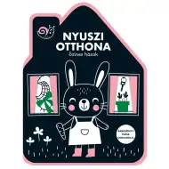 Barvite hišice - Zajčkov dom knjiga za dojenčke s plišastimi stranmi