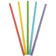Barvni komplet 50 papirnatih slamic