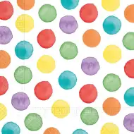 Barvni pikčasti papirnati prtički – 2-slojni, 33x33 cm, komplet 20 kosov