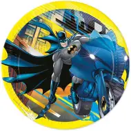 Batman rumeno-črni papirnati krožniki, set 8 kosov