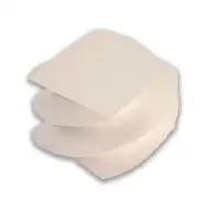 Bela zavita post-it beležka 8,5x8,5x6 cm