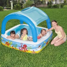 Bestway: Beach Buddy™ otroški bazen s senčnikom 140 x 140 x 114 cm slika 2