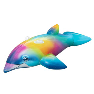 Bestway: Napihljiv delfin za jahanje z ročajem 173x84x46 cm