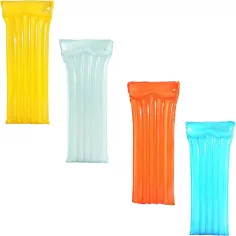 Bestway: Prozoren napihljiv ležalnik v različnih barvah 183 x 76 cm