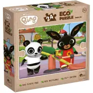 Bing in Pandó na igrišču 24-delni Eco mini puzzle 35x25 cm - Lisciani