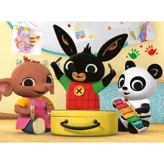 Bing in prijatelji igrajo glasbo 24-delni Eko puzzle 70x50 cm - Lisciani slika 2