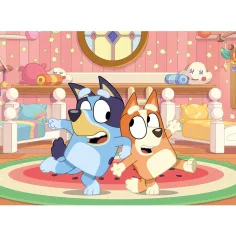 Bluey 2 v 1, 24-delni Eco mini puzzle in pobarvanka 35x25 cm - Lisciani slika 2