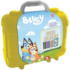 Bluey kreativni komplet za žigosanje v kovčku - Multiprint