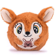 Bouncibles: Skakajoča plišasta žoga - Jumpi, rjav kenguru