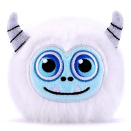 Bouncibles: skakajoča plišasta žoga - Boofa, snežno bel jeti