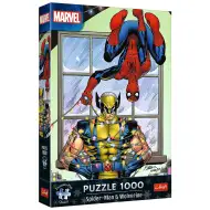 Božič Spider-Mana in Wolverina, 1000-delni premium plus kakovostni puzzle - Trefl