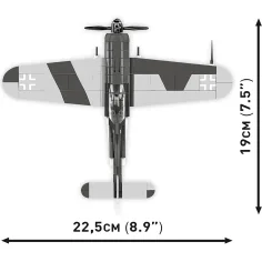 COBI: 2. svetovna vojna Focke-Wulf FW 190 F-8 sestavljivi komplet (5871) slika 5
