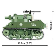 COBI: 2. svetovna vojna H.M.C M8 Scott tank sestavljalni komplet (2279) slika 4