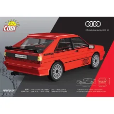 COBI: Audi Quattro 1980 - igrača za sestavljanje avtomobila (24664) slika 2