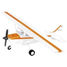 COBI: Cessna 172 Skyhawk oranžno-bela gradbena igrača (26623) slika 4